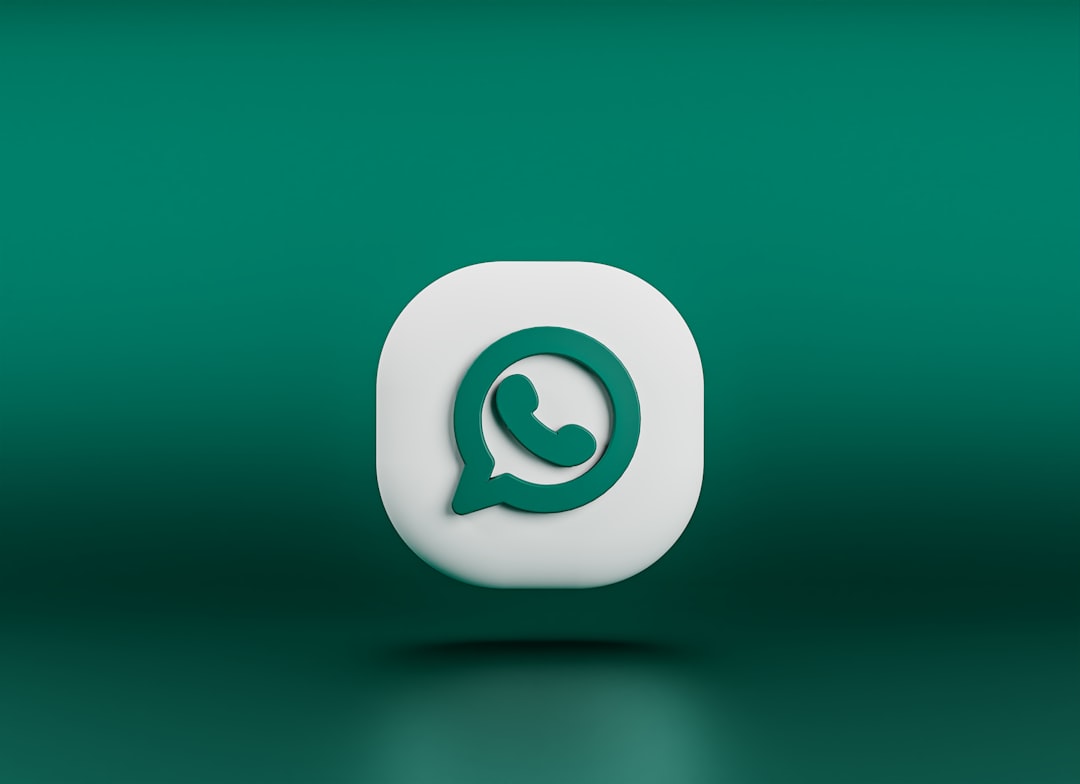 a green and white whatsapp icon on a green background