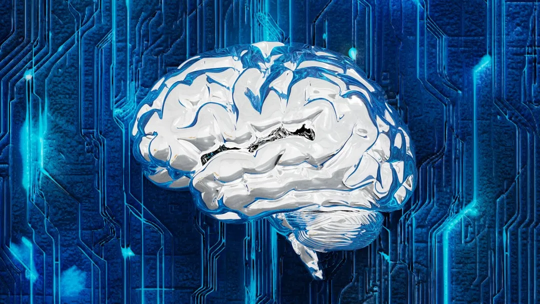 Representação visual de rede neural de inteligência artificial