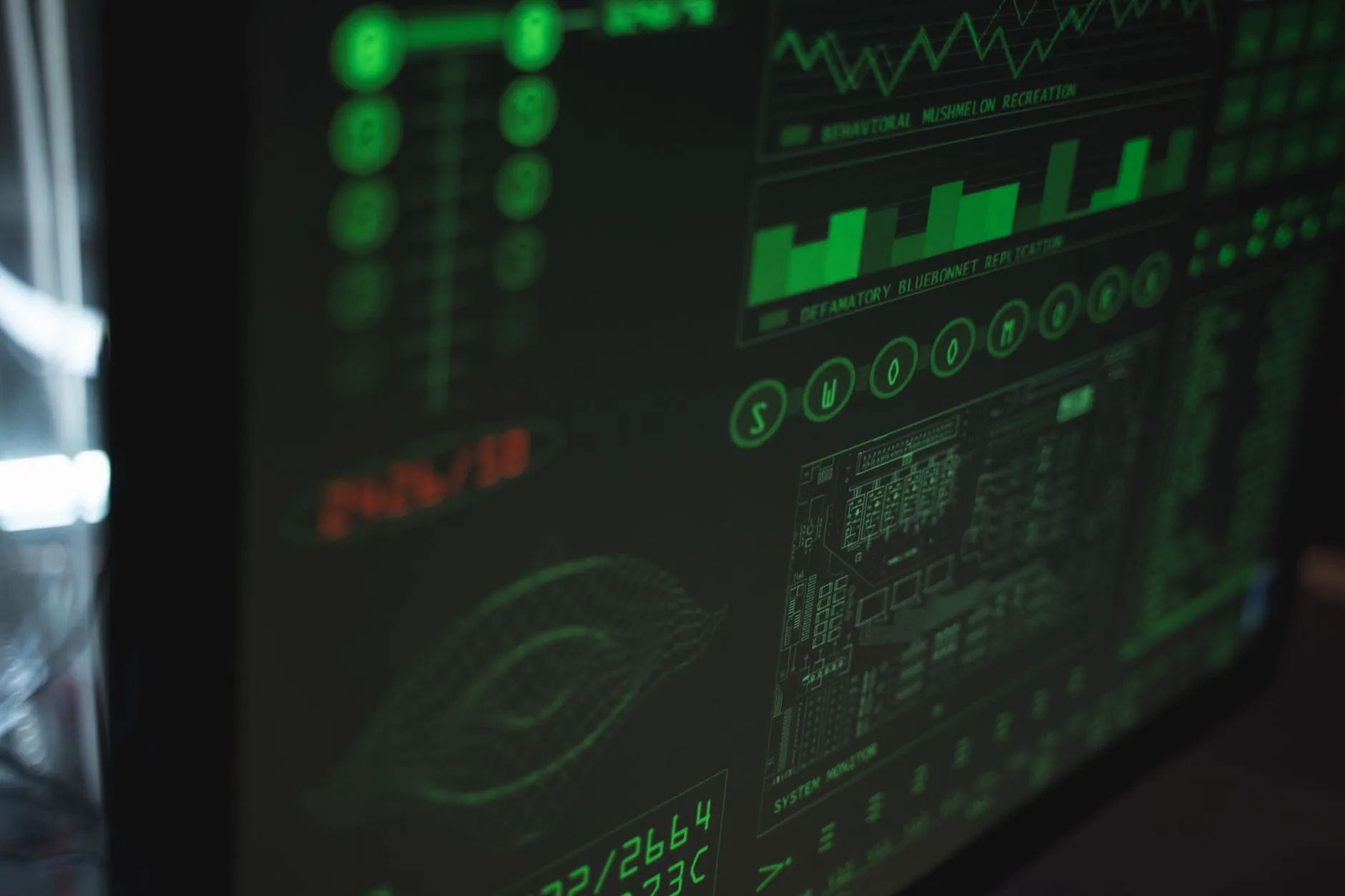 Painel de monitoramento mostrando tentativas de acesso suspeitas a uma API